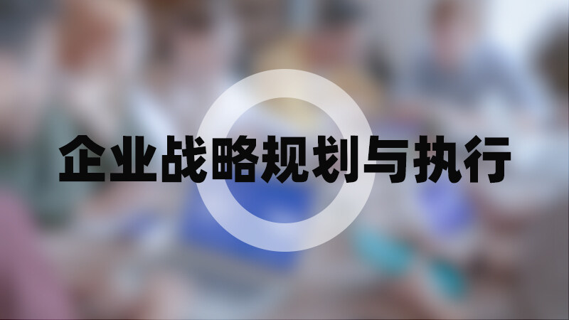 企业战略规划与执行