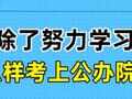 除了努力学习，究竟怎么样能考上公办院校！