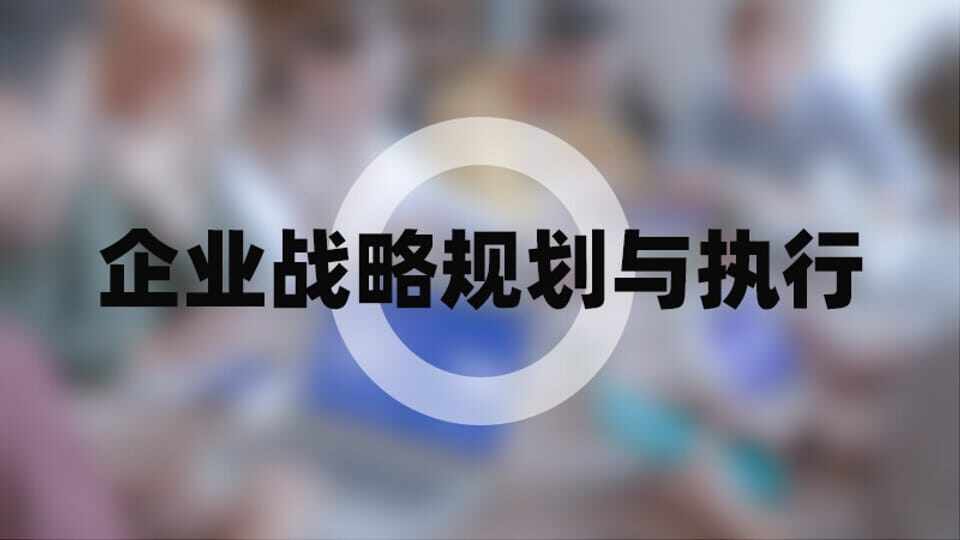 企业战略规划与执行