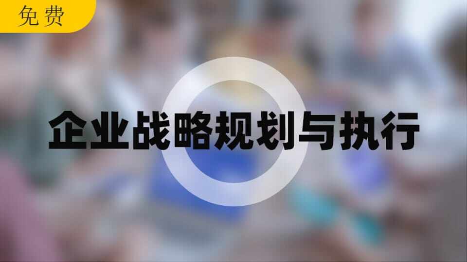 企业战略规划与执行