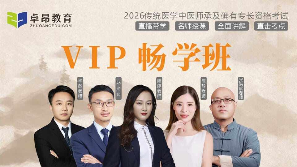 2026中医师承VIP畅学班