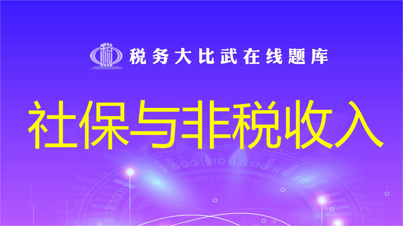 社会保险费与非税收入